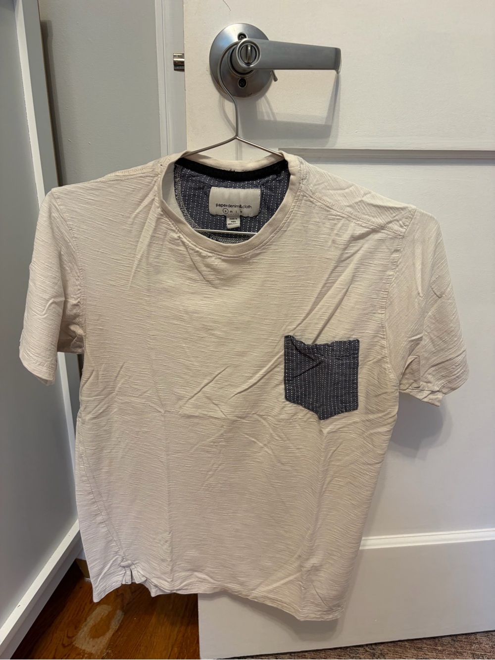 Men’s Paper Denim & Cloth Short Sleeve Tee with Navy Pocket